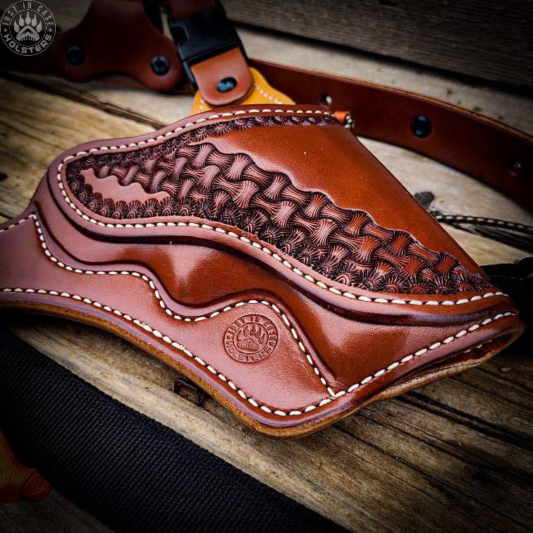 Wearing our Chest Holster - Just In Case Holsters