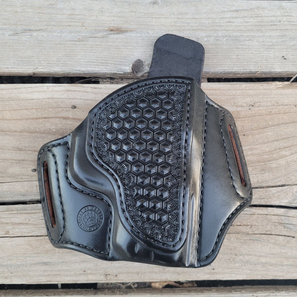 S&W Shield/Shield 2.0 9mm/40S&W Classic Holster All Black Hex Stamp