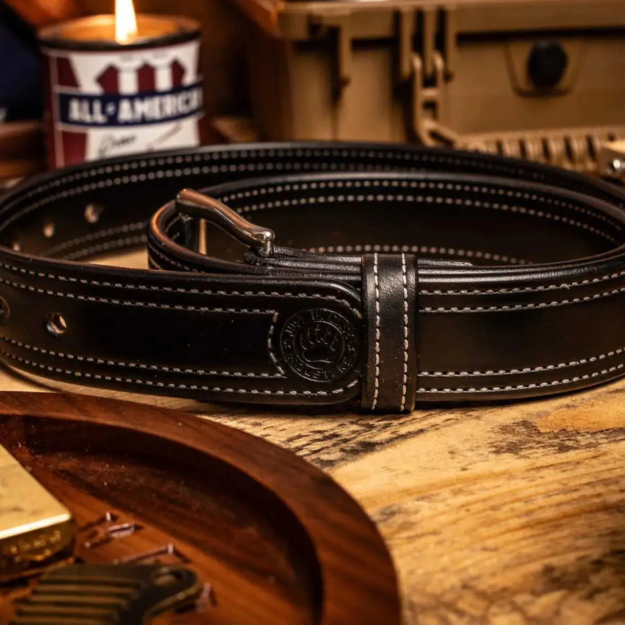 Double Thick Double Stitched Belts (1.5