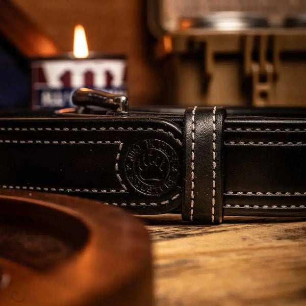 1.75" Fancy Stitch "Gun Fighter" Belt Just in Case Holsters And...
