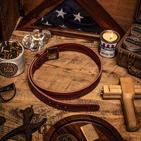 1.5" Fancy Stitch "Gun Fighter" Belt