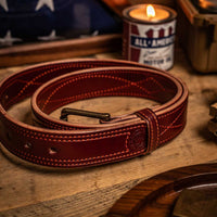 1.5" Fancy Stitch "Gun Fighter" Belt