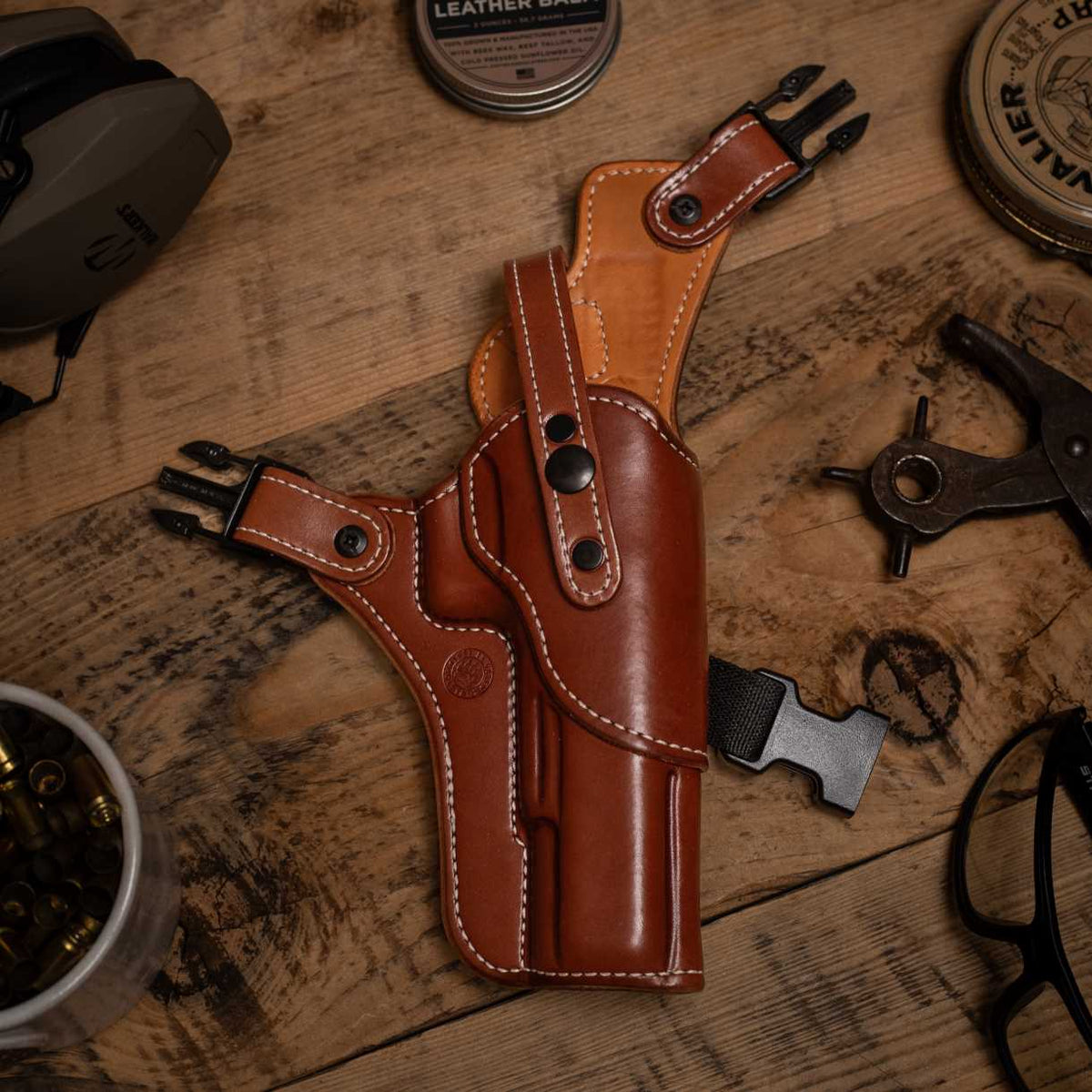 Add-On Kodiak Leather Chest Holster