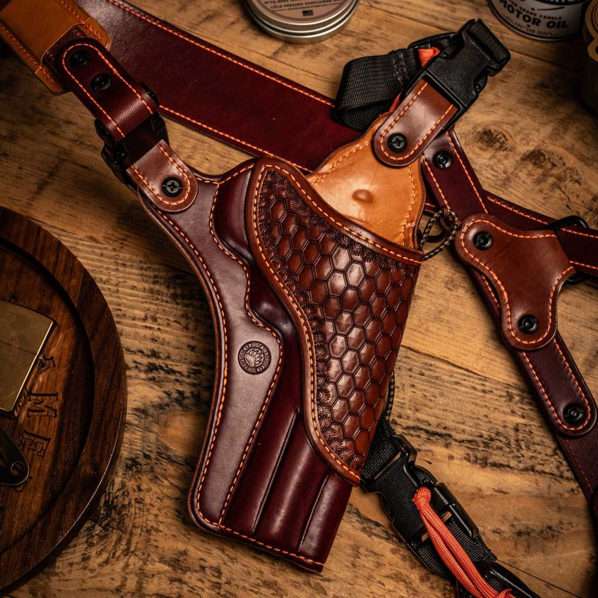 Kodiak Leather Chest Holster