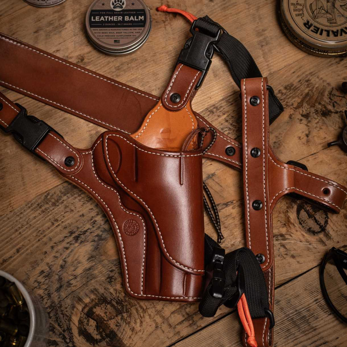 Kodiak Leather Chest Holster