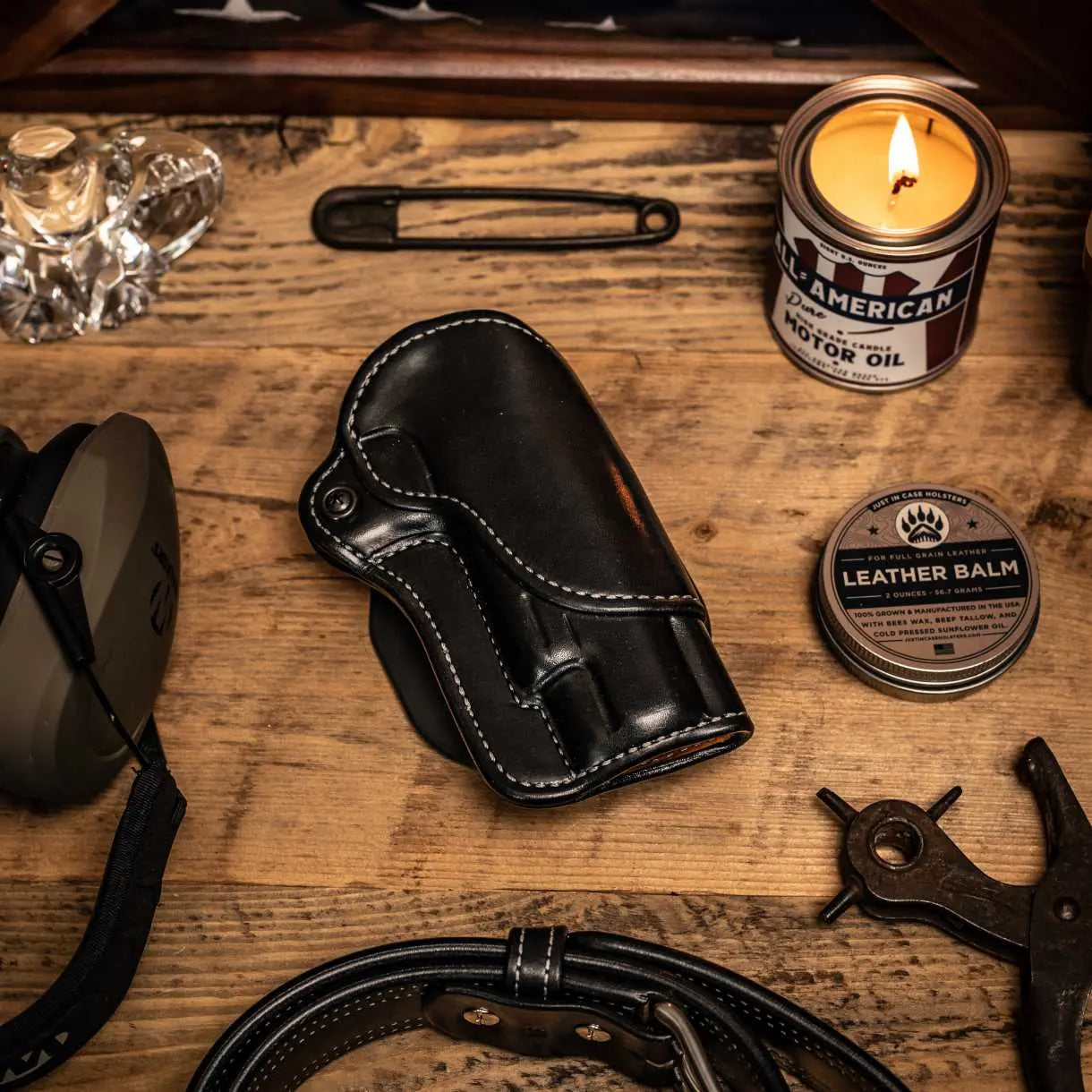 Urbanist Paddle Holster – Optics-Ready Leather OWB | Just In Case