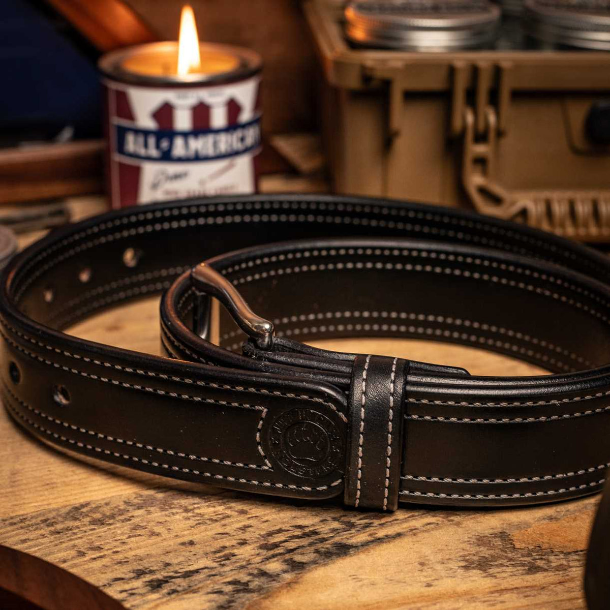 Double Thick Double Stitched Belts (1.75" width)