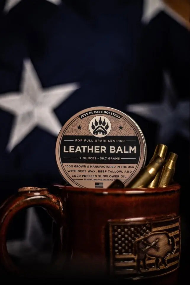 Leather Balm 100% made right here in the United States of America