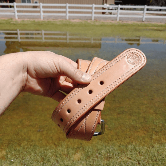 1.75" Fancy Stitch "Gun Fighter" Belt - Just In Case Holsters